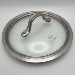 Calphalon Sauce Pot Lid Tempered Glass 5 5/8” ID 6 3/8”‎ OD